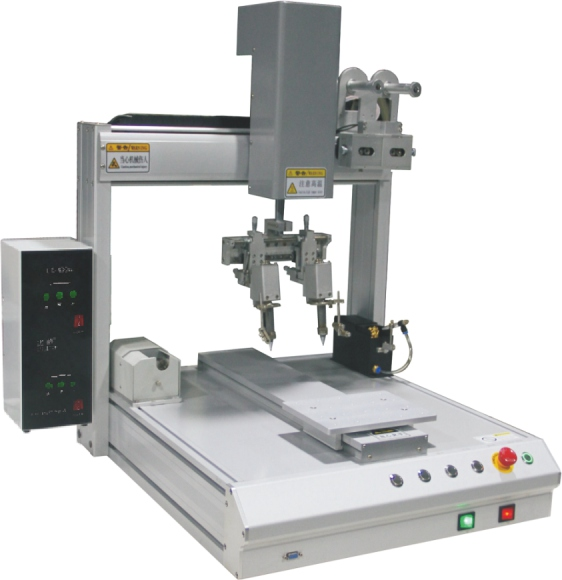 Five-axis&nbsp;two-station&nbsp;soldering&nbsp;machine